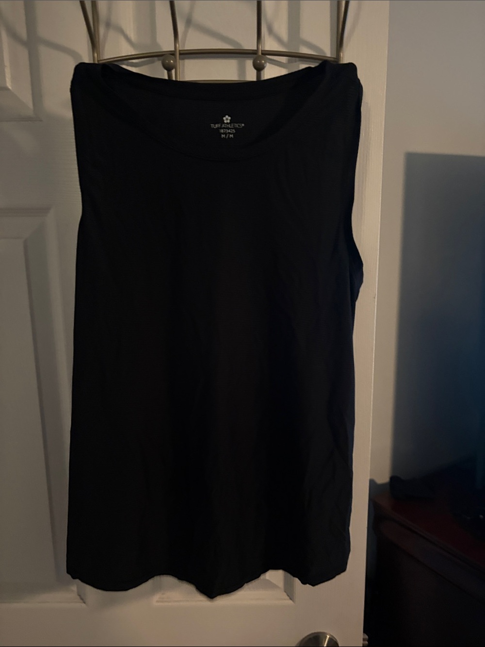 Tuff Athletics Black Scoop Neck Tank Top